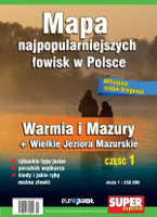 Mapa najpopularniejszych łowisk w Polsce cz. 1